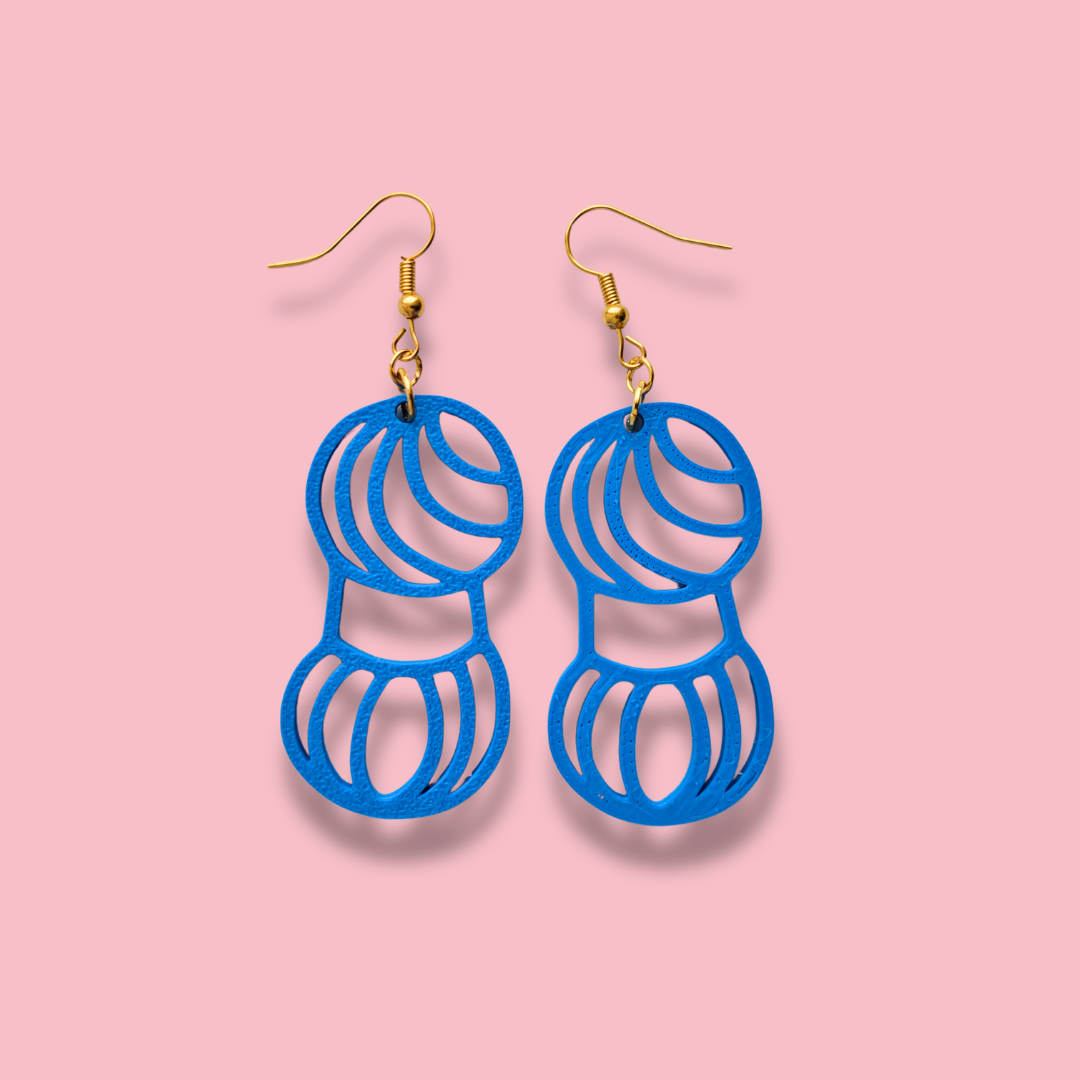 Örhängen [blå nystan]