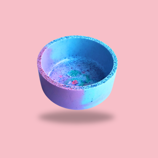 Bowl [blue and purple]